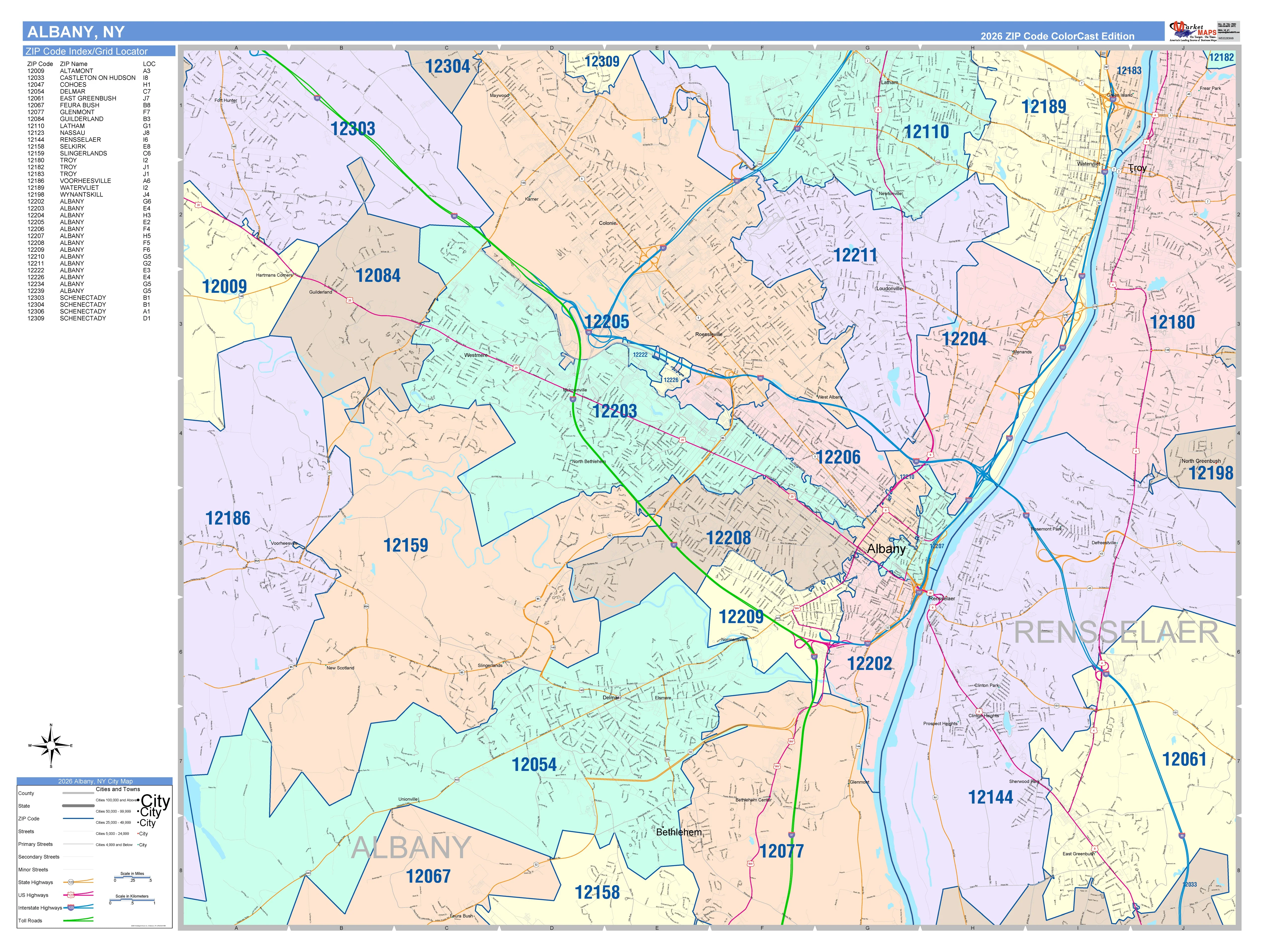 New York State Wall Maps
